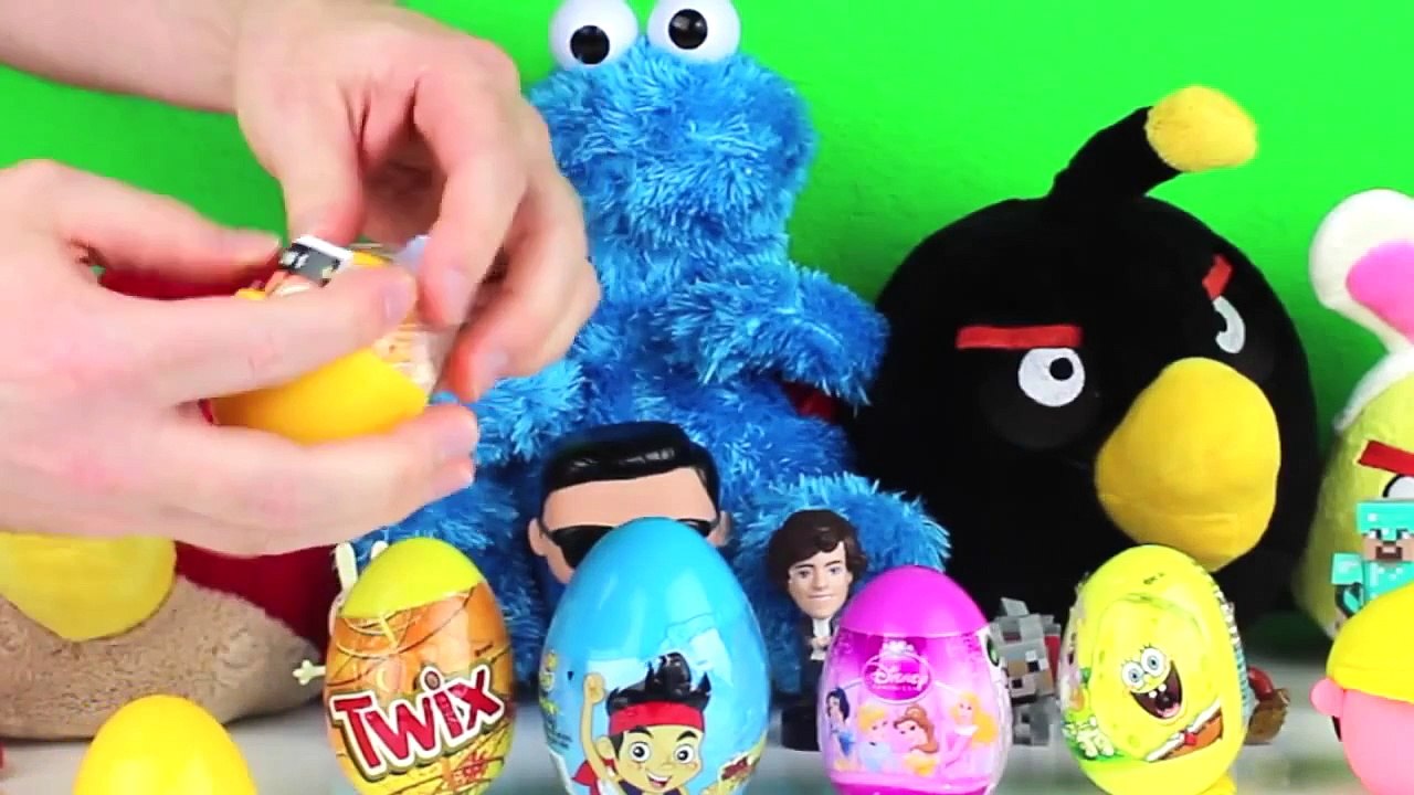Bob The Builder Play doh Surprises, Disney Princess, Spongebob Egg, Peppa Pig