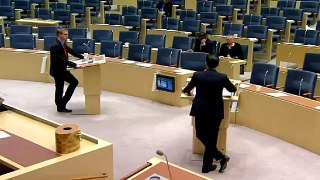 Jimmie Åkesson (SD) vs Gustav Fridolin (MP) Partiledardebatt