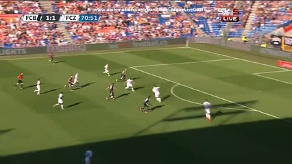 Shkelzen Gashi 2:1 | Basel - FC Zurich 30.08.2015 HD