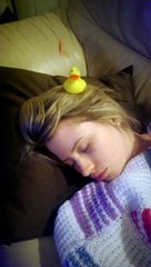 Sleeping hook-a-duck girlfriend prank!