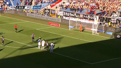 Marc Janko 3:1 | Basel - FC Zurich 30.08.2015 HD