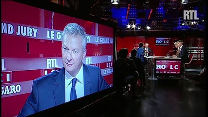 Bruno Le Maire, invité de "Le Grand Jury RTL-Le Figaro-LCI", le 30 août 2015 - Partie 1