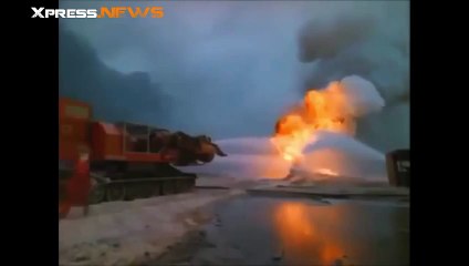 Big Wind, le camion de pompier incroyable fabriqué avec un tank et un avion