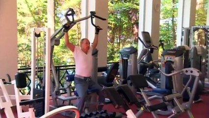 Putin works up a sweat