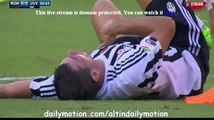 Padoin Gets Injured - AS Roma vs Juventus - Serie A - 30.08.2015