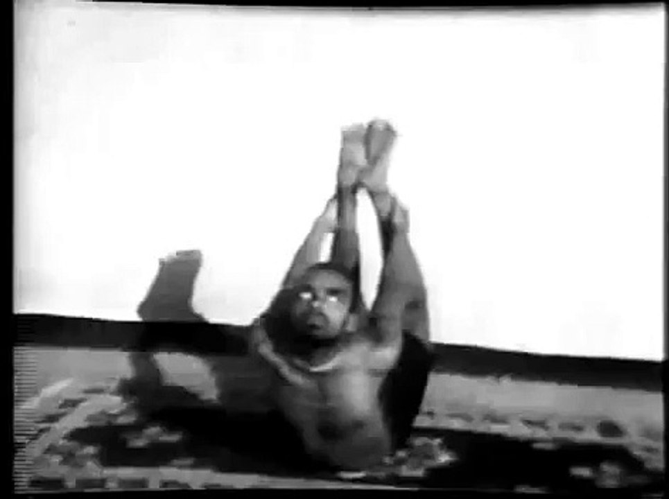 Krishnamacharya & B.K.S. Iyengar in 1938 with Yoga Sutras,  Part 3of 6