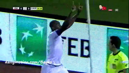 Goal Kweuke - Eskisehirspor 0-1 Rizespor - 30-08-2015