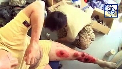 NATO in Afghanistan - Medical exercise turns real at Camp Bastion