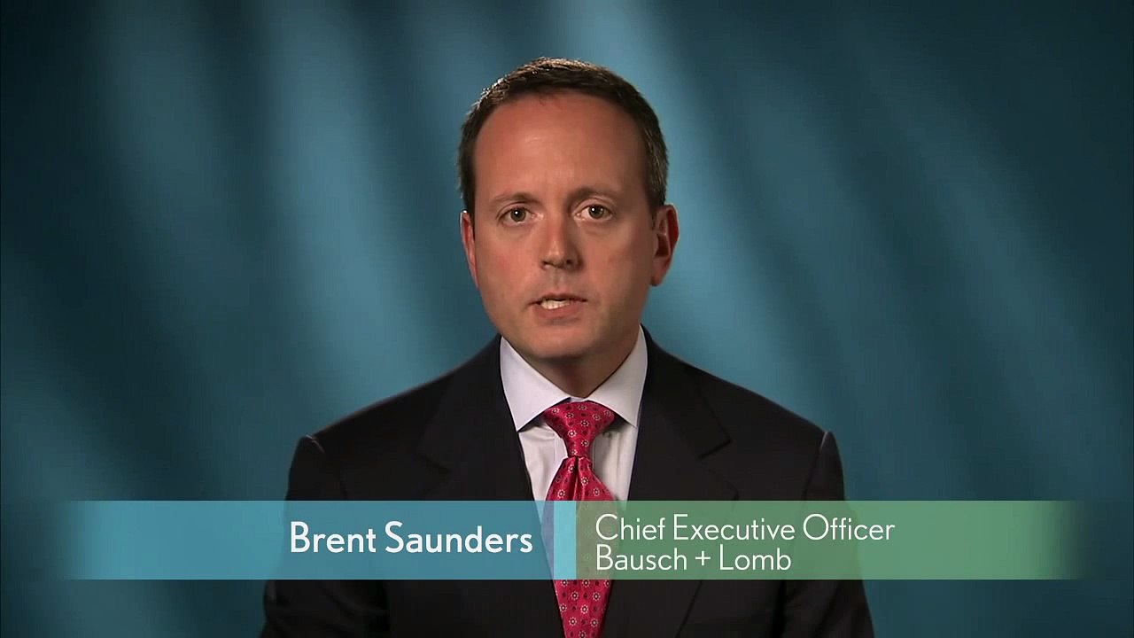 Bausch + Lomb CEO Brent Saunders on Sustainability