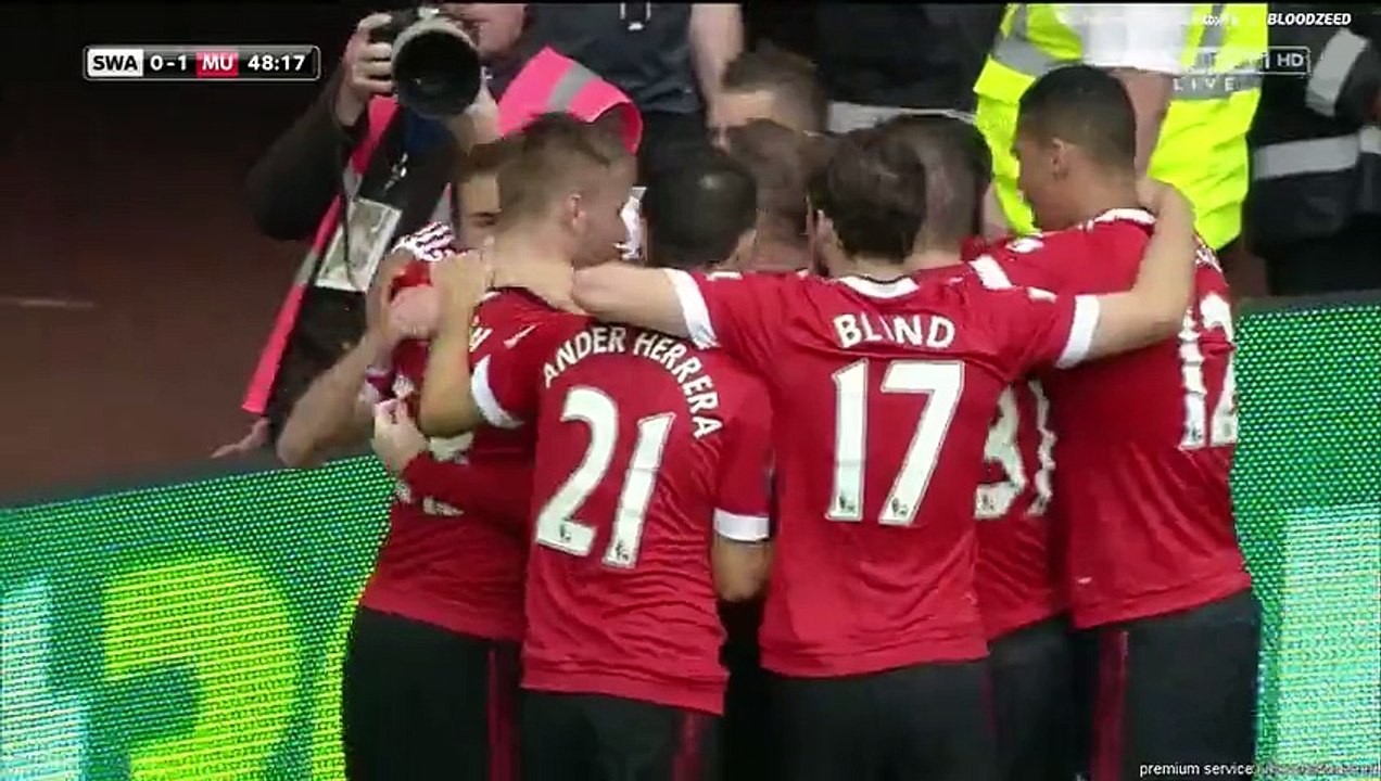 Swansea City vs Manchester United 2 - 1 Highlights