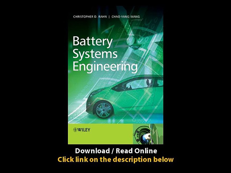 Download PDF Battery Systems Engineering