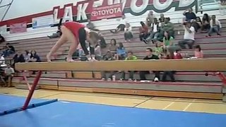 high school gymnastics meet 4/24/09