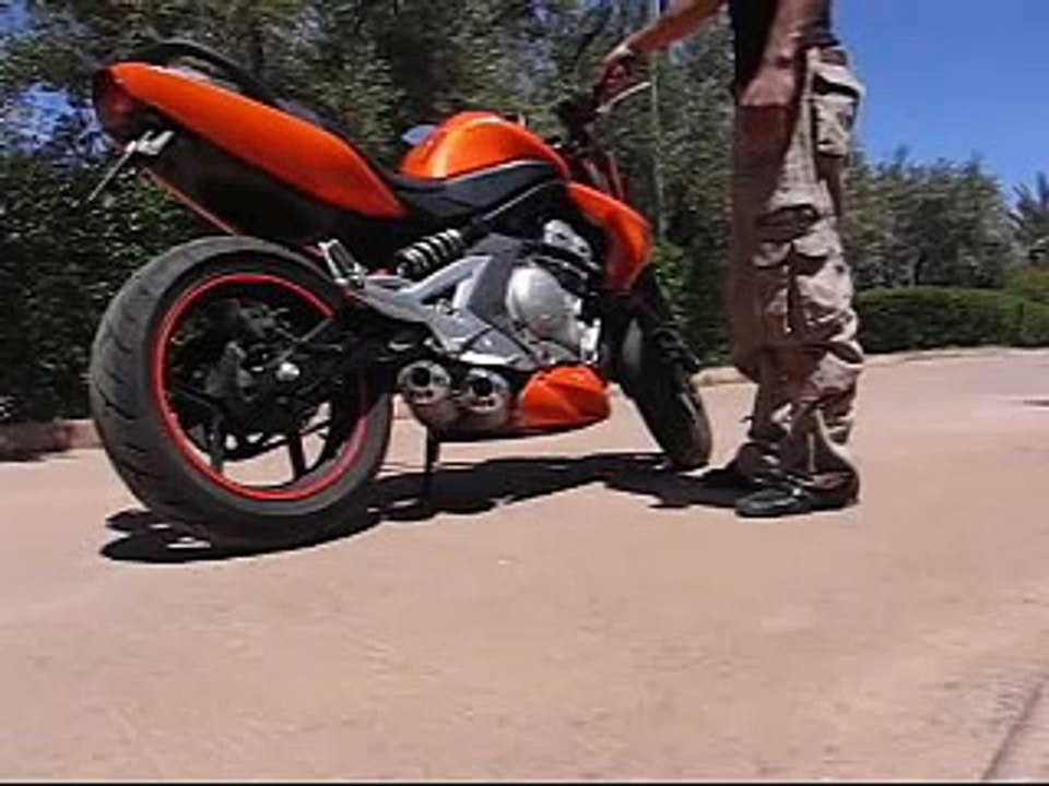 Kawasaki ER-6n double IXIL exhaust