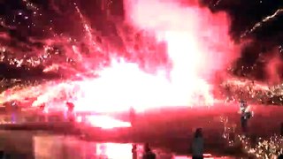 Firework Fail On Thailand Beach