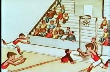 Curious George Plays Basketball Old Cartoon 1980s