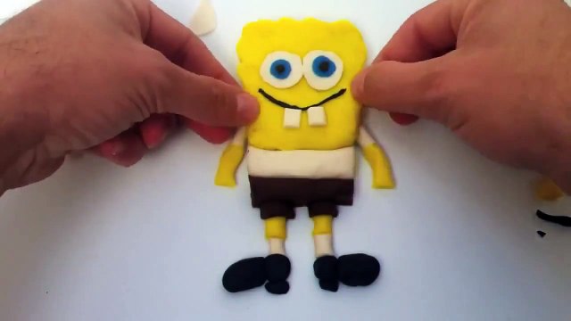 Play Doh How to make Spongebob Squarepants Bob Esponja