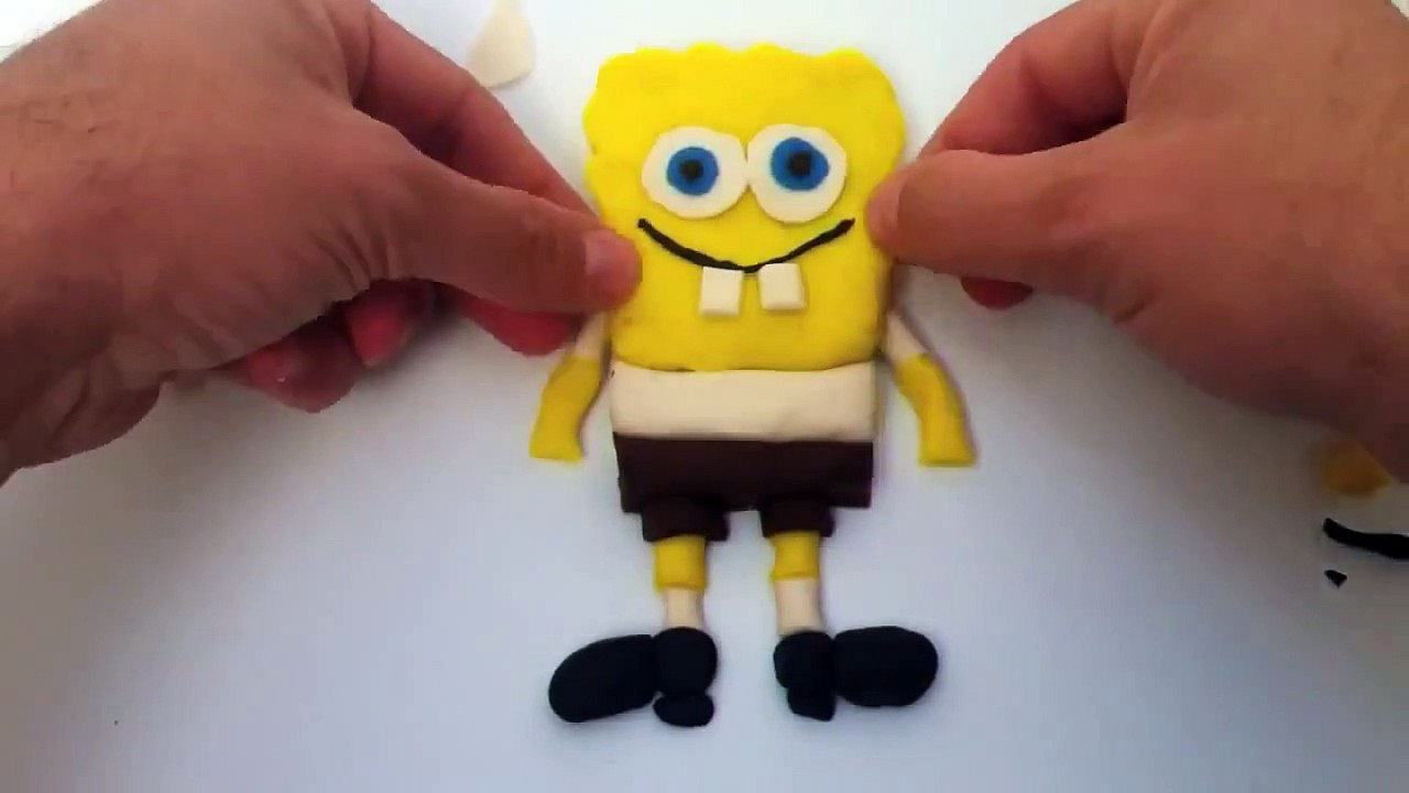 Play Doh How to make Spongebob Squarepants Bob Esponja