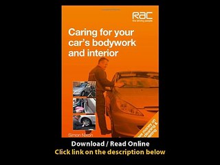 Download PDF Caring for Your Cars Bodywork and Interior