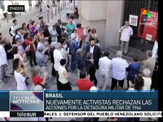 Brasileños recuerdan instauración de la Ley de Amnistía hace 36 años