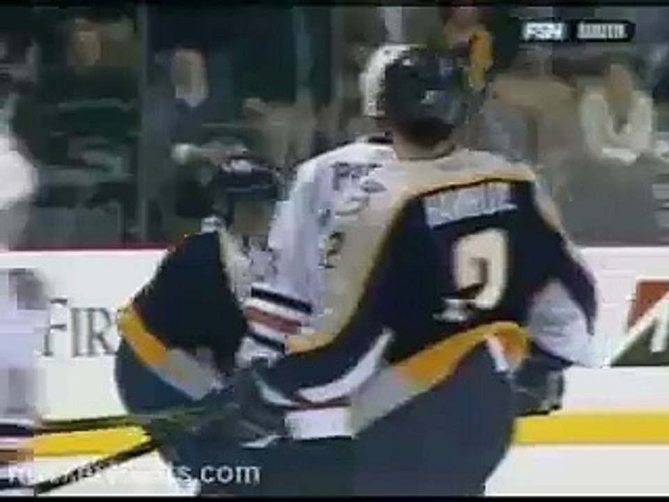 Shea Weber fights Raffi Torres