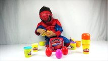 SpiderMan Kid Opening Surprise EGGS Toys! Lightning McQueen Disney CARS PEPPA PIG MLP Minions Marve