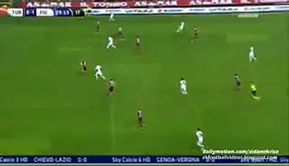 0-1 Marcos Alonso Goal - Torino v. Fiorentina 30.08.2015 HD
