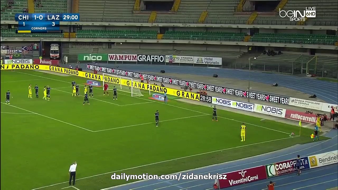 2-0 Alberto Paloschi Goal HD _ Chievo v. Lazio - Serie A 30.08.2015