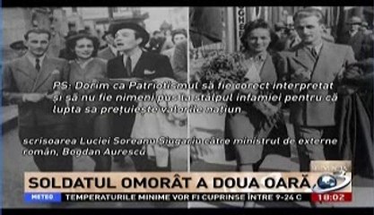 2/2/ Secvential: Legea 217 si cazul eroului ION SIUGARIU, cu vaduva poetului, DAN TANASA, LUCIA HOSSU LONGIN s.a.