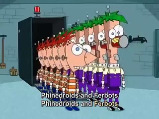 Phineas and Ferb   Phinedroids and Ferbots  Music Video With Lyrics!!   Disney Channel Off