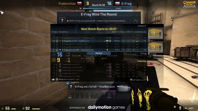 dabo0 - 99Damage Arena: E-Frag vs Hellraisers + the winner vs Fraternitas @21CEST (REPLAY) (2015-08-30 21:54:07 - 2015-08-30 21:54:41)