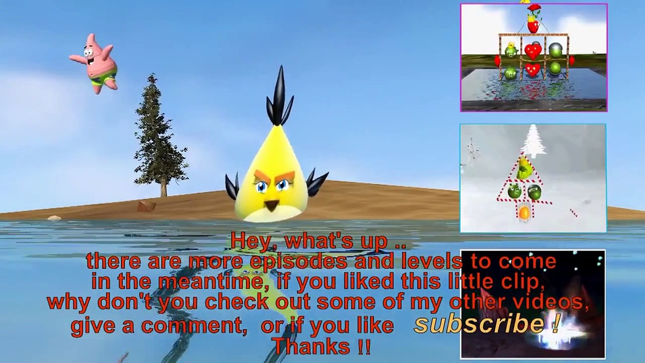 ANGRY BIRDS SPONGEBOB SQUAREPANTS SPOOF ♫ 3D animated mashup ☺ ...