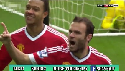 MANCHESTER UNITED VS SWANSEA 1-2 ALL GOALS 2015