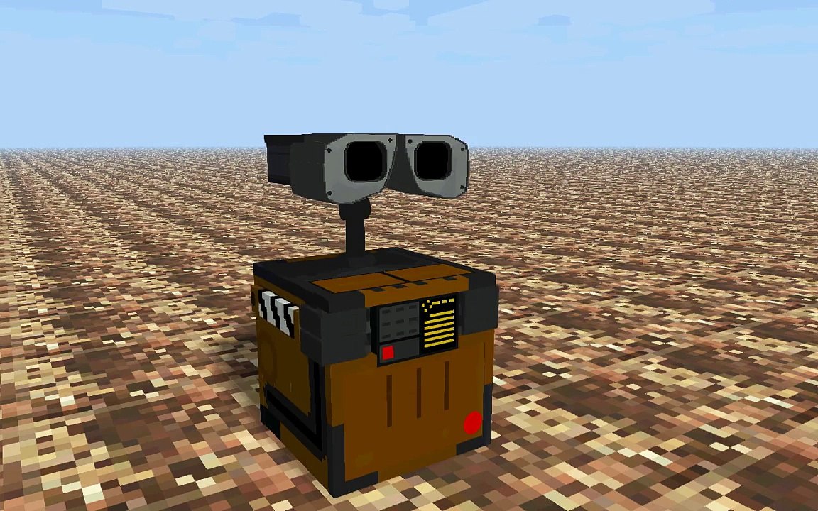 minecraft wall-e animation