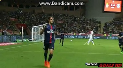 Edinson Cavan AMAZING GOAL - MONACO 0-1 PSG 30.08.2015 HD
