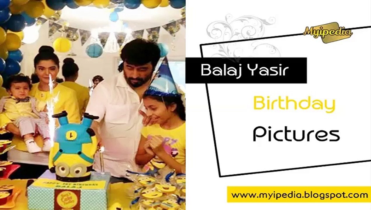 Nida & Yasir Son Balaj Yasir 1st Birthday Pictures