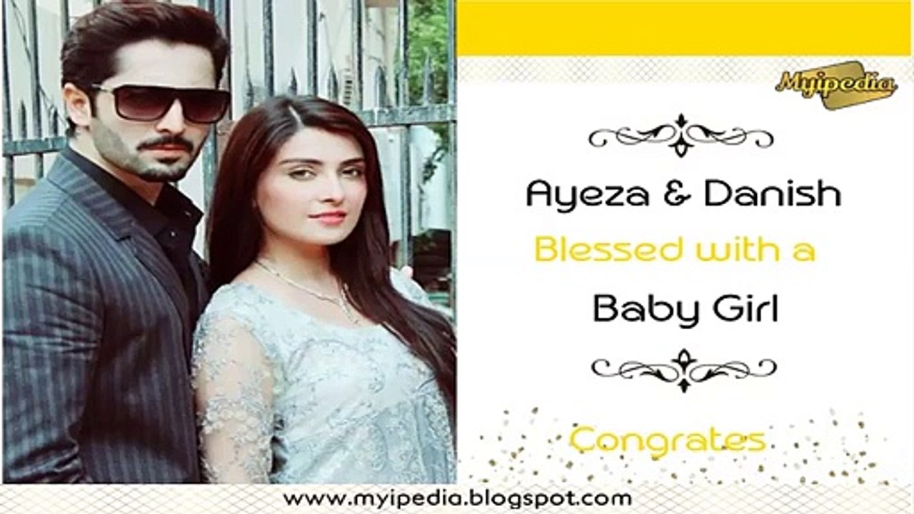 Ayeza & Danish Taimoor Baby Girl Pictures