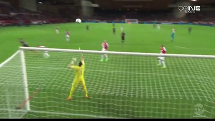 Cavani Fantastic Header Subasic Amazing Save _ AS Monaco v. PSG - 30.08.2015 HD