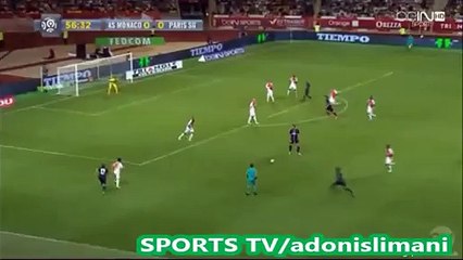 Edinson Cavani 0-1 HD - AS Monaco v. Paris Saint-Germain 30.08.2015 HD