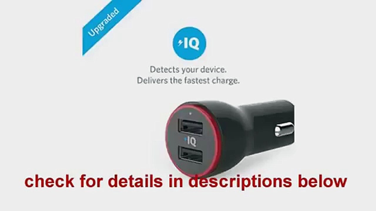 Anker PowerDrive 2 (24W / 4.8A 2-Port USB Car Charger) iPhone Car Charger for iP (Review)