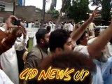 Mansehra PTI workers protest against Azam khan swati