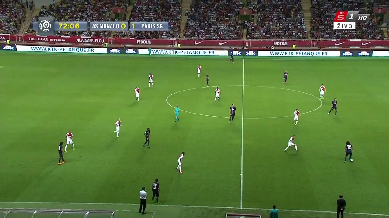 Edinson Cavani 0_2 _ Monaco - Paris Saint Germain 30.08.2015 HD