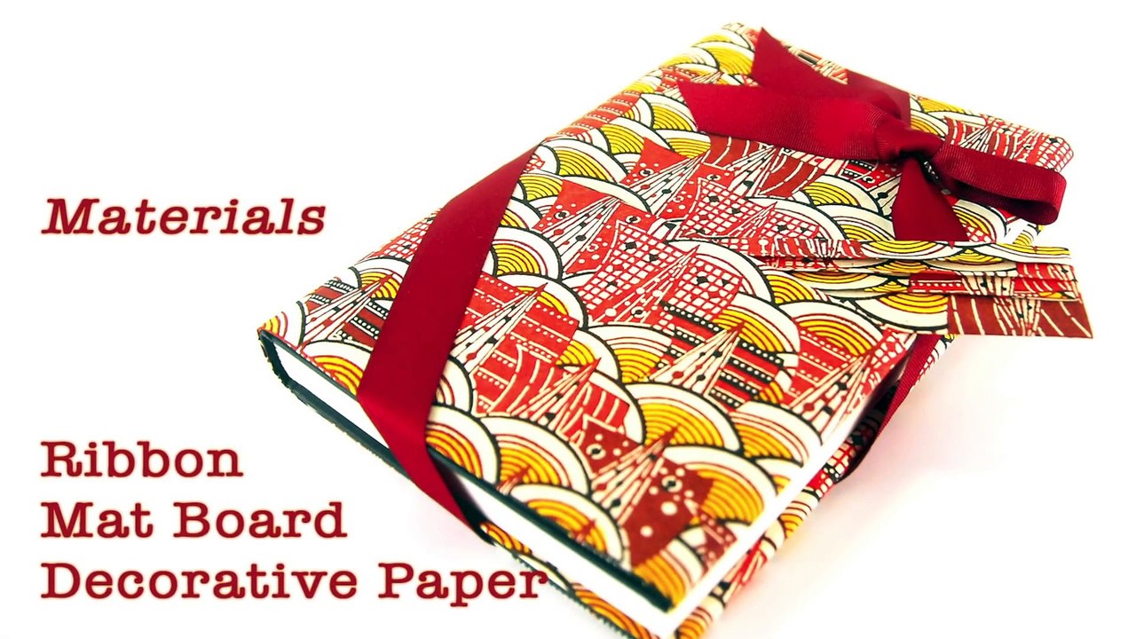 DIY Gift Wrapping - Decorative Book Cover and Bookmark