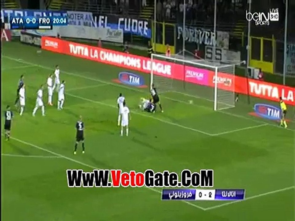 .أتلانتا يفوز بثنائيه نظيفه امام فروسينونى