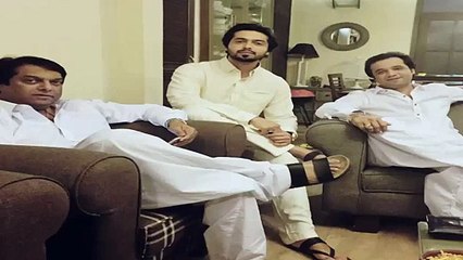 Fahad Mustafa with Family on Eid ul Fitar 2015 Pictures
