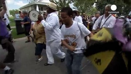 New Orleans: march in memory of Hurricane Katrina