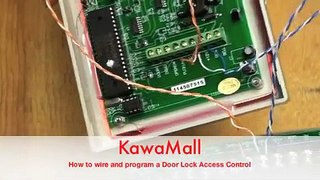 KAWAMALL RFID Door Lock Access Control System Install