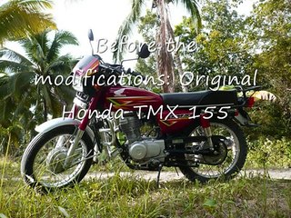Honda TMX modification to CB style
