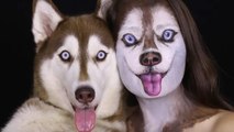 Siberian Husky Makeup Tutorial