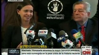 Rueda de Prensa de María Corina Machado desde la OEA (21/03/2014)