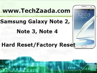 How To Unlock Samsung Galaxy Note 2,3,4 Pattern or Password